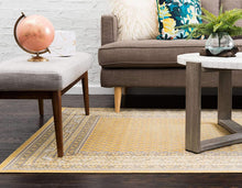 Load image into Gallery viewer, Unique Loom Williamsburg Collection Traditional Border Red Area Rug