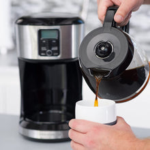 Load image into Gallery viewer, BLACK+DECKER 12-Cup Programmable Coffeemaker, Stainless Steel, CM4100S