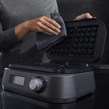 Load image into Gallery viewer, Calphalon Intellicrisp Waffle Maker, Dark Stainless Steel