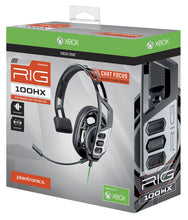 Load image into Gallery viewer, Plantronics Gaming Headset, RIG 100HX Gaming Headset for Xbox One with Open Ear Full Range Chat