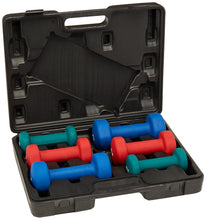 Load image into Gallery viewer, Sunny Neoprene Dumbbell Set with case (2-5 Pounds)