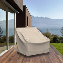 Load image into Gallery viewer, Budge English Garden Patio Chair Cover, Extra Large (Tan Tweed)