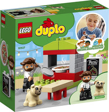 Load image into Gallery viewer, LEGO DUPLO Town Pizza Stand 10927 Pretend Play Pizza Set for Toddlers, Learning Toy for Kids Ages 2 and Over, New 2020 (18 Pieces)
