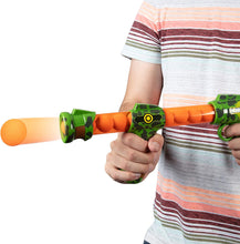 Load image into Gallery viewer, Hog Wild Camo Power Popper 12X - Rapid Fire Foam Ball Blaster Gun - Shoots Up to 12 Foam Balls