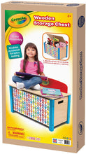 Load image into Gallery viewer, Grow&#39;n Up Crayola Wooden Storage Chest