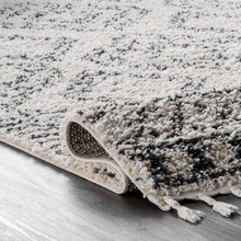 Load image into Gallery viewer, nuLOOM Vasiliki Moroccan Tribal Shag Area Rug