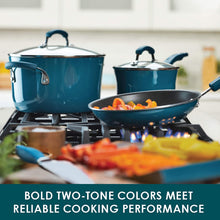 Load image into Gallery viewer, Rachael Ray 14-Piece Hard Enamel Nonstick Cookware Set