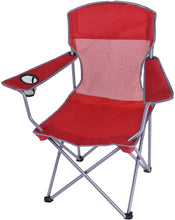 Load image into Gallery viewer, OZARK Trail Basic Mesh Folding Camp Chair with Cup Holder