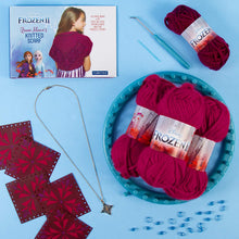 Load image into Gallery viewer, Make It Real – Disney Frozen 2 Queen Iduna's Knitted Shawl . DIY Arts and Crafts Kit Guides Kids to Crochet Queen Iduna’s Shawl with Acrylic Yarn and Magical Frozen 2 Embellishments