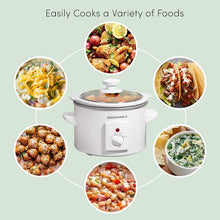 Load image into Gallery viewer, Maxi-Matic MST-250XW Slow Cooker, 1.5 Quart, White