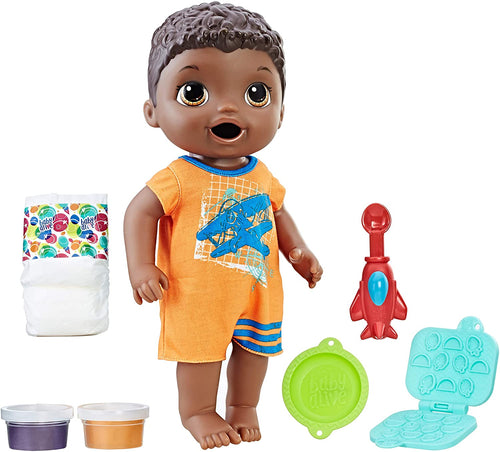 Baby Alive Super Snacks Snackin' Luke (Black Hair)
