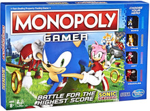 Load image into Gallery viewer, Monopoly Gamer Sonic The Hedgehog Edition Board Game for Kids Ages 8 &amp; Up; Sonic Video Gamer Themed Board Game