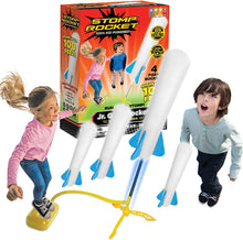 Load image into Gallery viewer, Stomp Rocket The Original Jr. Glow Rocket and Rocket Refill Pack, 7 Rockets and Toy Rocket Launcher - Outdoor Rocket Toy Gift for Boys and Girls Ages 3 Years and Up