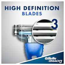 Load image into Gallery viewer, Gillette Mach3 Men&#39;s Disposable Razor, 3 Count, Mens Razors/Blades