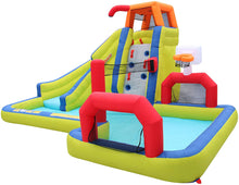Load image into Gallery viewer, BANZAI Inflatable Water Park with Slide and Pool