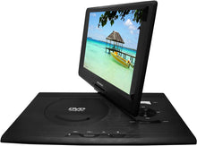 Load image into Gallery viewer, Sylvania 13.3-Inch Swivel Screen Portable DVD Player (SDVD1332) with USB/SD Card Reader