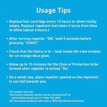 Load image into Gallery viewer, Thermacell Mosquito Repellent Refills, 48-Hour Pack; Contains 12 Repellent Mats, 4 Fuel Cartridges; Compatible with Any Fuel-Powered Thermacell Product; No Spray, Scent, Mess