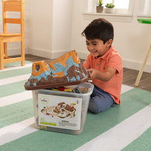 Load image into Gallery viewer, KidKraft Bucket Top Construction Train Set, 61-Piece