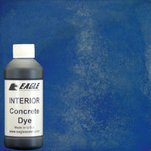 Load image into Gallery viewer, Toucan City LED Flashlight and Eagle 1 gal. Blue Poppy Interior Concrete Dye Stain Makes with Water from 8 oz. Concentrate EDIBP