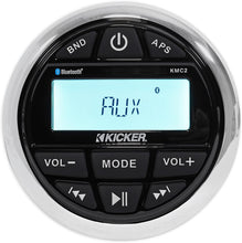 Load image into Gallery viewer, Kicker KMC2 Gauge Mount Media Center Marine Grade Receiver