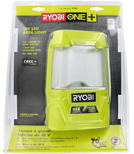 Load image into Gallery viewer, Ryobi P781 One+ 18V Lithium Ion 330 Lumen Cree LED Workshop Area Light w/ USB Phone Charger (Battery Not Included / Power Tool Only)