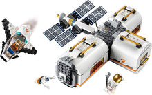 Load image into Gallery viewer, LEGO City Space Lunar Space Station 60227 Space Station Building Set with Toy Shuttle, Detachable Satellite and Astronaut Minifigures, Popular Space Gift (412 Pieces)