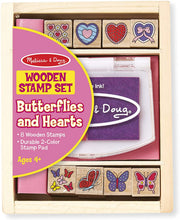 Load image into Gallery viewer, Melissa &amp; Doug Butterfly and Hearts Stamp Set
