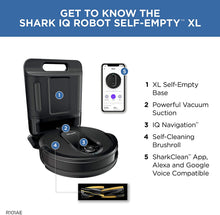 Load image into Gallery viewer, Shark IQ Robot Vacuum with Self Emptying Base, WiFi Home Mapping