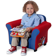 Load image into Gallery viewer, Delta Children Plastic Frame Upholstered Chair, Disney Mickey Mouse