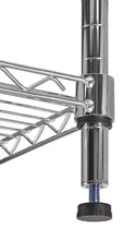 Load image into Gallery viewer, Muscle Rack SWS181847-4C Steel Wire Shelf Slim Spacesaver 18”W x 18”D x 47”H, 4 Shelves, 47" Height, 18" Width, 18" Length