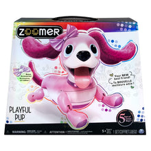 Load image into Gallery viewer, Zoomer Playful Pup Interactive Pink Robotic Dog