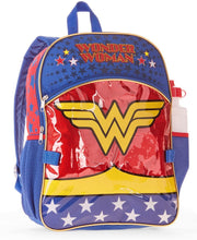 Load image into Gallery viewer, Wonder Woman 5-Piece Backpack Set with Lunchbag