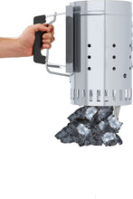Load image into Gallery viewer, Char-Griller Charcoal Grill Chimney Starter with Quick Release Trigger, 12-Inch