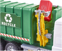 Load image into Gallery viewer, Kid Connection Powered Garbage Truck, Lights and Sounds Rugged Recycling Play Set, 11 Piece