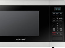 Load image into Gallery viewer, Samsung MS19M8000AS/AA Large Capacity Countertop Microwave Oven with Sensor and Ceramic Enamel Interior, Stainless Steel