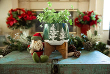 Load image into Gallery viewer, Flora Bunda 5“ Ceramic Planter on Wood Stand