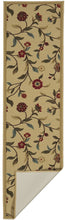 Load image into Gallery viewer, Ottohome Collection Floral Garden Design Non-Skid (Non-Slip) Rubber Backing Modern Area Rug