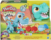 Load image into Gallery viewer, Play-Doh Dino Crew Crunchin' T-Rex Toy for Kids 3 Years and Up with Funny Dinosaur Sounds and 3 Eggs, 2.5 Ounces Each, Non-Toxic