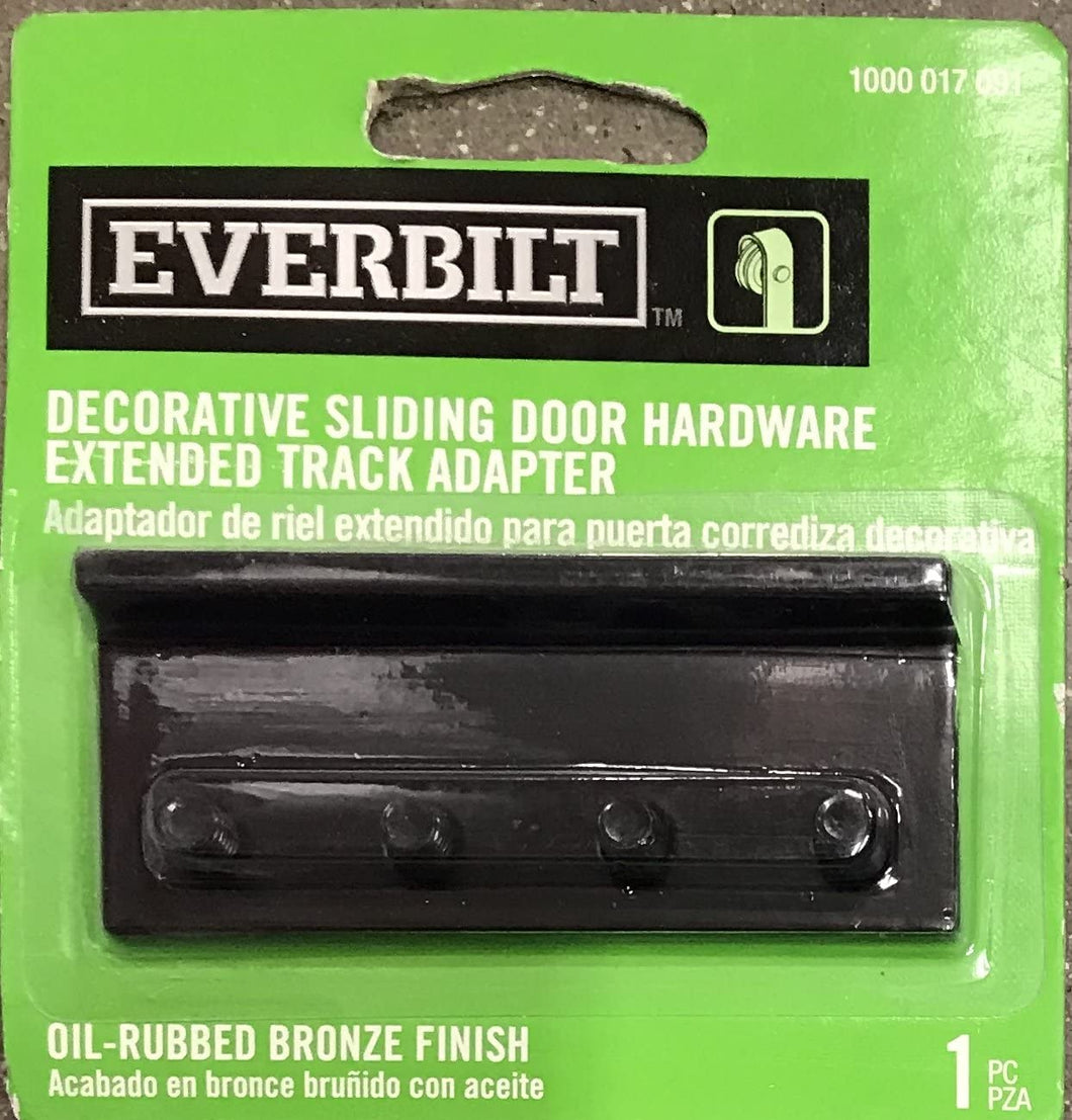 Everbilt Oil-Rubbed Bronze Connecting Adapter for Flat Rail