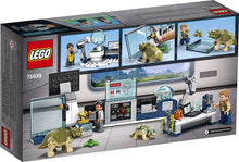 Load image into Gallery viewer, LEGO Jurassic World Dr. Wu's Lab: Baby Dinosaurs Breakout 75939 Fun Dinosaur Toy Building Kit, Featuring Owen Grady, Plus Baby Triceratops and Ankylosaurus Toy Dinosaur Figures, New 2020 (164 Pieces)