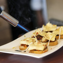 Load image into Gallery viewer, Chefman Culinary Torch Refillable Butane - Cooking Kitchen Blow Torch w/Safety Lock &amp; Adjustable Flame Best for Baking, BBQ, Creme Brulee, Soldering, Camping &amp; More! Butane Gas Not Included