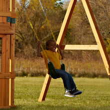 Load image into Gallery viewer, Swing-N-Slide WS 5103 Two Extreme Duty Green Swing Seats with a Heavy Duty Ring/Trapeze Combo Swing Swing Set Refresher Bundle, Green