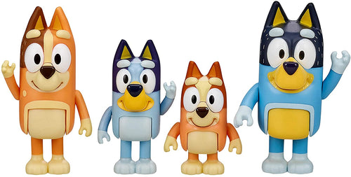Bluey and Friends 4 Pack of 2.5-3