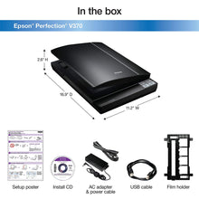 Load image into Gallery viewer, Epson Perfection V370 Color Photo, Image, Film, Negative &amp; Document  Scanner with scan-to-cloud &amp; 4800 x 9600 dpi