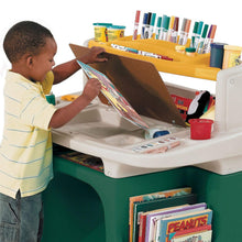 Load image into Gallery viewer, Step2 Art Master Activity Desk for Toddlers - Kids Learning Crafts Table with Chair and Storage - Multicolor