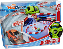 Load image into Gallery viewer, Little Tikes YouDrive Flex Tracks Green Muscle Car w/ Easy Steering RC, Multicolored