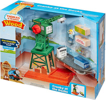 Load image into Gallery viewer, Thomas &amp; Friends Fisher-Price Wood, Cranky at The Docks