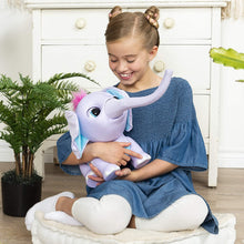 Load image into Gallery viewer, Wildluvs Juno My Baby Elephant with Interactive Moving Trunk &amp; Over 150 Sounds &amp; Movements