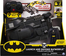 Load image into Gallery viewer, BATMAN Launch and Defend Batmobile Remote Control Vehicle with Exclusive 4-inch Action Figure
