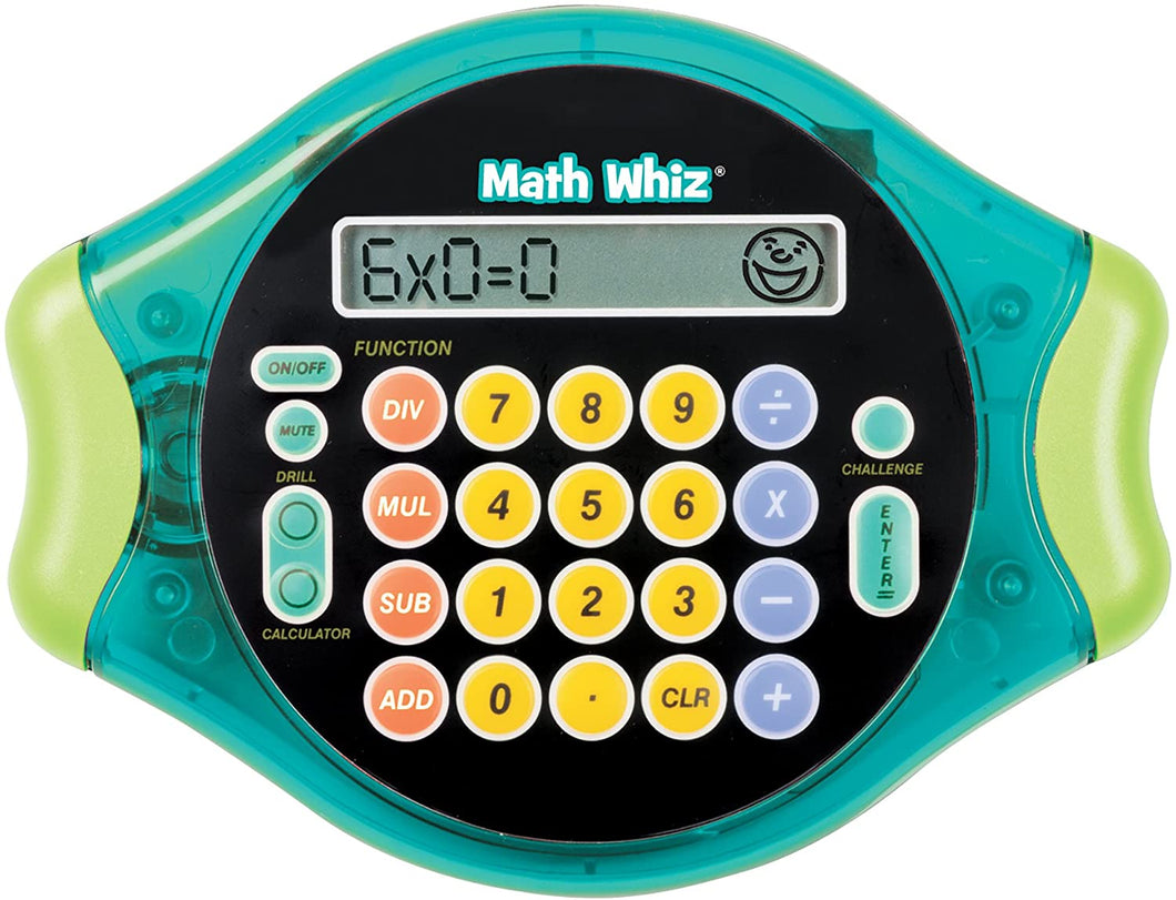 Educational Insights Math Whiz - Electronic Math Game: Addition, Subtraction, Multiplication & Division, Ages 6+